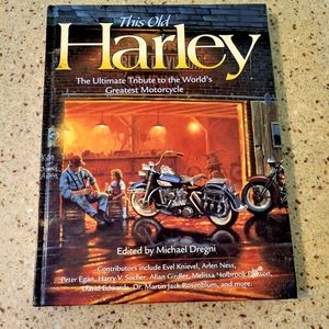 Harley Davidson tribute 11x9 hardcover history book.